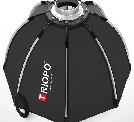 TRIOPO 120cm Foldable Octagon Softbox dobrável octógono softbox bowens montagem para sokani x100 colbor cl60 godox aputure led luz de vídeo