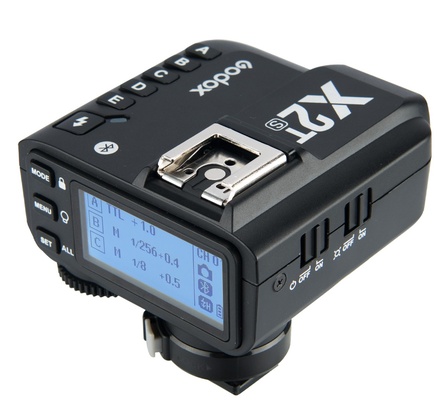 Disparador de flash sem fio Godox X2T-S compatível com câmera Sony, conexão Bluetooth, controle por aplicativo, transmissor HSS 1/8000s para Godox V1S TT685S TT350S V860II-S TT600 AD200 (X2T S compatível com Sony)