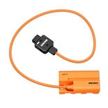 Cabo de bateria fictícia ZGCINE D-Tap para NPF, 60 cm/1,97 pés, substituição para bateria Sony NP-F970 F960 F950 F770 F750 F570 F550