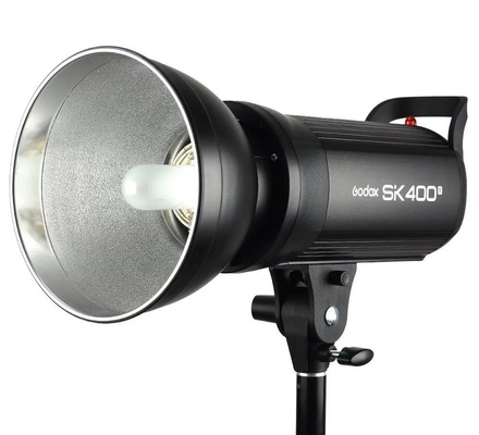 Godox SK400 II 400Ws GN65 Luz de estúdio profissional embutida Godox 2,4G Wireless X System 5600K Cabeça de lâmpada de flash para estúdio 110V