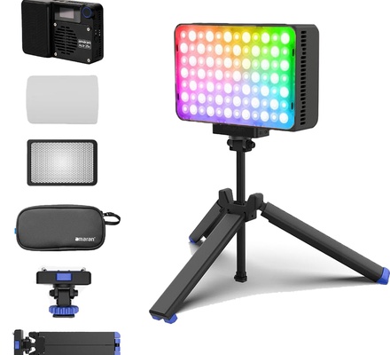 Amaran Ace 25c Kit de câmera e luz de vídeocom estojo de transporte (carvão)