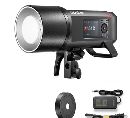 GODOX AD600ProII AD600 Pro II Disparador de Flash para Câmeras Nikon, Flash Speedlight TTL 2.4G de 600 Ws, 0,01 s-0,9 s GN87 1/8000 HSS, Luz de Modelagem Bicolor de 40 W, Flash Strobe Monolight (AD600 Pro Atualizado)