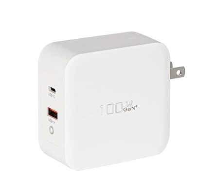 Carregador rápido ZGCINE C100 USB-C 100W PD para bateria de montagem em