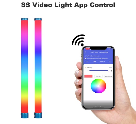 Sokani X25 palos led rgb video light Handheld RGB Luz portátil Colorida Varinha LED Luz CRI 95 + 2800K-10000K 3000mAh Controle APP Para YouTube Tiktok