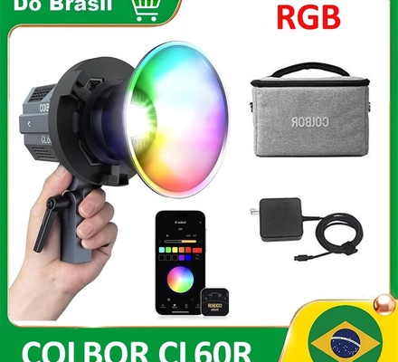 COLBOR CL60R,CL60 RGB Video Led Light Full Color 2700K-6500K APP Control Bowens Mount Photography COB Studio Shooting
