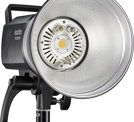 Godox MS300V MS300 V 300W Studio Flash 2.4G GN58 CCT Bowens Mount LED Modelagem Lâmpada Luzes de vídeo para estúdio