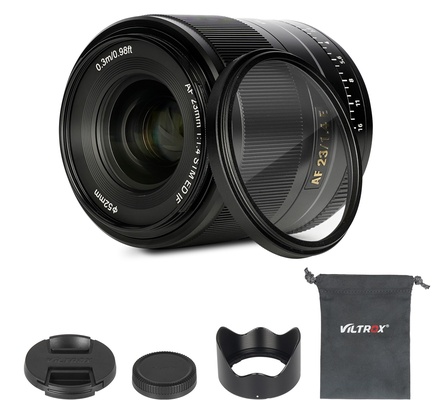 Viltrox 23mm F1.4 Sony E Mount STM APS-C Lente ultra grande angular de foco automático para Sony E-Mount A6700 ZV-E10 FX30 FX3