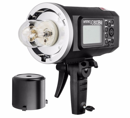 Godox AD600BM Manual Versão HSS 1/8000s 600W GN87 Lanterna Externa (Montagem Bowens) com Bateria de Lítio 8700mAh para Canon Nikon
