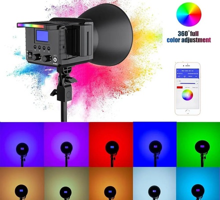 Sokani X100 RGB  LED Luz de vídeo COB Lâmpada de iluminação contínua para YouTube Live Stream Studio