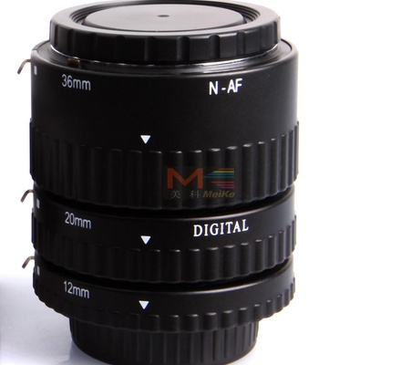 Meike MK-N-AF-B Conjunto de tubo de extensão macro AF de foco automático para câmera Nikon DSLR