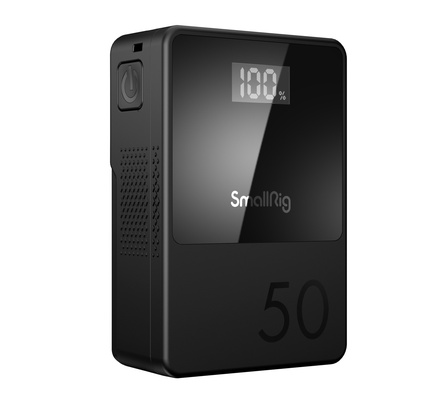 SmallRig VB50 mini V Mount Bateria 3400mAh 50Wh com PD 45W USB-C de carregamento rápido para câmera DSLR, filmadora, monitor e iluminação de vídeo