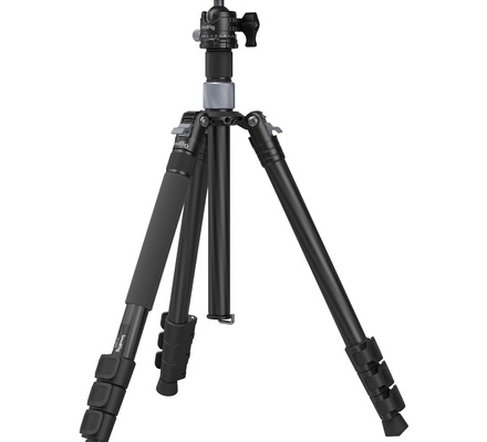 Tripé de fibra de carbono SmallRig com coluna central AP-20, tripé leve para câmera, monopé, cabeça esférica de 360°, carga útil de 12 kg para DSLR