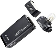 Godox AD200 200Ws 2.4G TTL Flash de bolso Strobe 1/8000 HSS Monolight sem fio com bateria de lítio de 2900mAh e lâmpada descoberta/cabeça de flash Fresnel Speedlite para cobrir 500 fotos com potência máxima