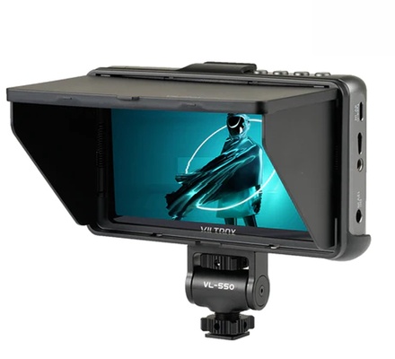 VILTROX de 5,5 polegadas série DC-550 Monitor HD portátil para fotografia interna/externa, vlog, produção de filmes e criação de TV