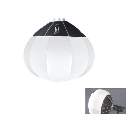 TRIOPO-Lanterna Softbox Light Modifier, LED Video Light, liberação rápida para Sokani X100 COLBOR Godox Aputure Bowens Mount, 65 cm