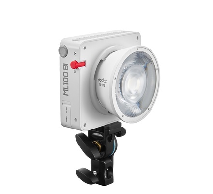 Luz de vídeo LED bicolor Godox ML100BI de 120 W, 2800-6500 K, 11 efeitos FX, controle por aplicativo, suporte Godox para produção de filmes/transmissão ao vivo/vlog