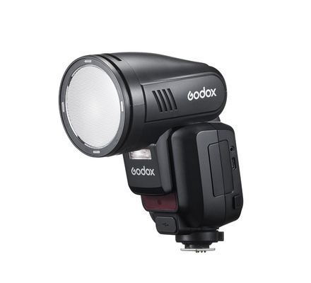 Godox V100S V100 S V100-S Versão EUA Flash de cabeça redonda para câmera Sony Speedlite Speedlight, 100 Ws 2.4G TTL1/8000 HSS, 400 flashes de potência total, bateria de íons de lítio de 7,2 V/2980 mAh, tempo de reciclagem de 1,7 s