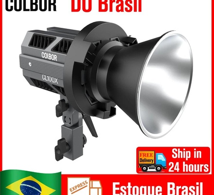COLBOR CL100X LED Video Light 100W COB lights Bowens Mount Bi-color Continuous Light For Photos Studio Video Filming