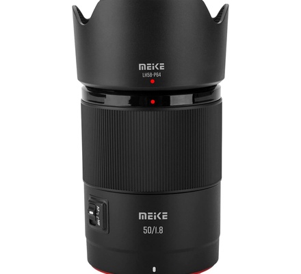 Meike 50mm F1.8 lente AF full-frame abertura padrão foco automático foco fixo retrato lente de foco fixo para câmera sem espelho Sony E-mount A9 A7III A7II A7 A7R3 A7R4 A6500 A6300