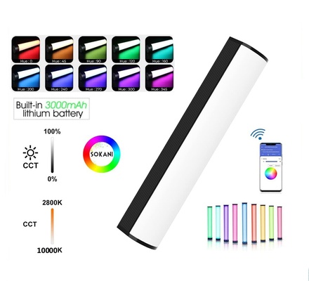 Sokani X8 RGB Luz de vídeo portátil tubo varinha colorida vara fotografia iluminação para tiktok youtube streaming ao vivo