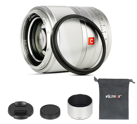 Viltrox 56 mm F1.4 XF prateada de grande abertura com foco automático Lente de retrato  para câmeras Fujifilm X-mount X-T30/X-T3/X-PRO3/X-T200/X-E3/X-T2