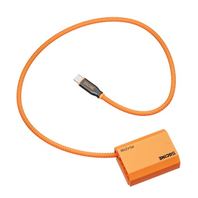 Cabo de bateria fictícia ZGCINE USB-C PD para FZ-100 (fio trançado)