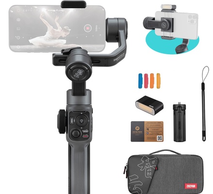 Zhiyun Smooth 5 Combo 3 eixos estabilizador portátil para smartphone
