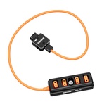 Cabo adaptador ZGCINE MD-P4 D-Tap para 4 D-Tap One Point Four Splitter