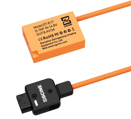 Cabo de bateria fictícia ZGCINE DT-LPE17 D-Tap para LP-E17