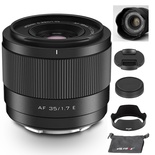 VILTROX 35mm F1.7 E-Mount de grande abertura APS-C STM com foco automático Lente principal para câmera Sony E-Mount FX3 A7C A7RII A7SII A7II A7RIII A7IV A7RIV A9 A1 ZVE1 A93 A6700 A6600 A6500 A6400 ZV-E10 FX30 ZV-E10II