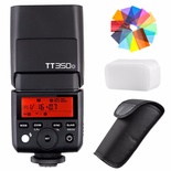 Godox TT350O 2.4G Wireless HSS 1/8000s GN36 TTL Autoflash, Painel LCD 0,1-2,2s Tempo de reciclagem, Compatível com Olympus E-M10ll E-M5ll E-M1 E-PL8 E-PL7 e Panasonic DMC-GX85 DMC-G7 DMC-GF1 DMC-LX100 etc.