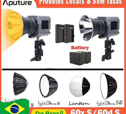 Aputure Amaran 60x S 60d S LED Video Light 65W 2700-6500K Bi-color 9 Lighting Effects Bluetooth App Control