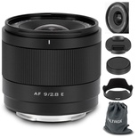 VILTROX 9mm F2.8 E-Mount APS-C Lente para Sony, lente prime ultra-ampla com foco automático para câmeras Sony E-Mount FX30 ZV-E10 ZV-E10II A6700 A6600 A6500 A6400 A6300 A6100