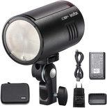 Godox AD100 Pro 100w flash ao ar livre lanterna de bolso com bateria de lítio 7.2v/2600mah para sony nikon canon fujifilm