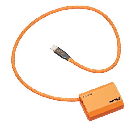 Cabo de bateria fictícia ZGCINE USB-C PD para FZ-100 (fio trançado)