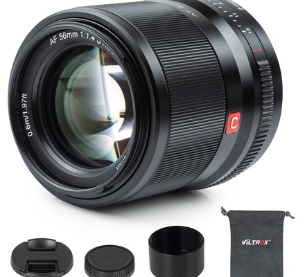 Lente VILTROX 56mm f/1.4 F1.4 APS-C de grande abertura e foco automático para câmera Nikon Z-Mount Z5 Z50 Z6 Z6II Z7 ZII