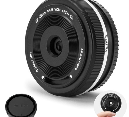 VILTROX 28mm F4.5 XF Pancake APS-C for Fuji XF, Auto Focus Wide Angle Prime Lens for Fujifilm Fuji X-Mount X-Pro2 X-Pro3 X-S10 X-T20 X-T30 XT30II X-T200 X-H2 X-H2S X-T5 X-S20 X-T50 X-M5 X-E2S