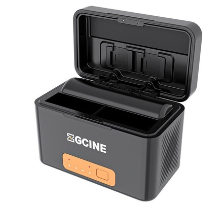 Mini caixa de carregamento ZGCINE PS-G10, banco de energia de 5200 mAh, estojo de armazenamento de bateria recarregável inteligente para GoPro 10, carregador de bateria 9
