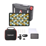 Aputure MC Pro RGBWW LED On Camera Video Light, Temperatura 2000K-10000K Suporte Atração Magnética Proteção IP65 15 Efeitos de Luz Integrados e Controle de Aplicativo