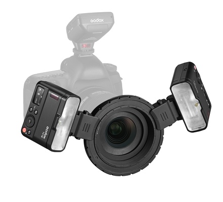 Godox MF12 K2 Macro Flash TTL Speedlite Kit de 2 luzes 2.4 GHz Sistema X sem fio Speedlight para Sony Canon Nikon Fuji
