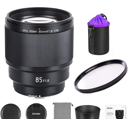 VILTROX 85mm f/1.8 F1.8 Lente STM de grande abertura e foco automático para câmera Fuji X-Mount X-T3 X-T2 X-T30 X-T20 X-T10 X-T100 X-PRO2 X-E3 X-A20 X-A5