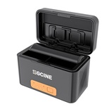 Mini caixa de carregamento ZGCINE PS-G10, banco de energia de 5200 mAh, estojo de armazenamento de bateria recarregável inteligente para GoPro 10, carregador de bateria 9