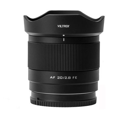 Viltrox 20mm F2.8 E-Mount AF Full Frame Lente para câmeras Sony, lente super grande angular para Sony E-Mount A7Iii A7Iv A7R A7C A7Cii Fx30 Zve1 A6100 A6400 A6000 A7Sii